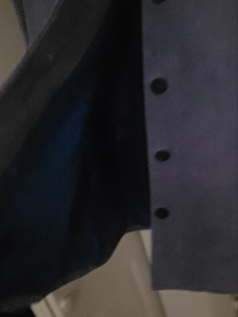 Victor Costa Lavender Suede Jacket with Black Floral Embroidery - Picture 7 of 11